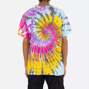 เสื้อยืดผู้ชายลำลอง ผ้าฝ้ายถัก 100% คอกลม แขนสั้น สีพื้น ลายเรียบ ทรงโอเวอร์ไซส์ ดีไซน์เรียบง่าย - Product Image 5