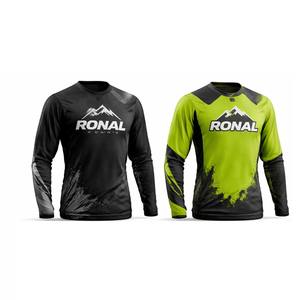 Jersey de Ciclismo de Montaña Personalizado con Logotipo Gratuito, Jersey de Manga Corta para Bicicleta de Montaña, Transpirable, Impermeable y Resistente al Viento - Product Image 3