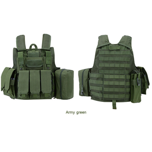 Chaleco Táctico Multifuncional Elástico con Placa Balística Oxford, Chaleco Protector Ligero - Product Image 5