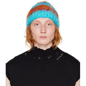 Custom Embroidered Logo <b>Winter</b> Beanie <b>Hats</b> for <b>Men</b> Women Ribbed Cable Merino Acrylic Cotton Knit Cashmere Headwear Designer Logo - Product Image 3