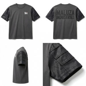 Camiseta de Algodón Grueso de 280 g/m², Impresión de Marca Personalizada, Estilo Vintage Lavado, Corte Holgado, Hombros Caídos, Secado Rápido para Hombre - Product Image 6