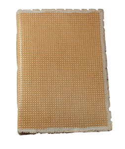 Diario promocional de cuero de fibra de yute con cubierta frontal en relieve de diseño de henné, con encuadernación manual en color natural y cuero de cabra TC. - Product Image 1