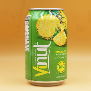 250ml de jus d'ananas en conserve VINUT marques de jus de fruits naturels moins de calories prix de gros - Product Image 2