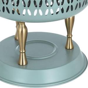 Luxury Round Hanging Chafing Dish <b>Silver</b> <b>Wire</b> Mesh Basket Stand Stainless Steel Soup Warmer with High Arch Hook Single Unit - Product Image 4