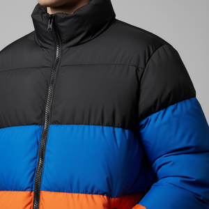 Chaqueta de Invierno Deportiva Impermeable Personalizada para Hombre, Abrigo Cálido con Cierre de Cremallera, Estilo Casual Acolchado - Product Image 3
