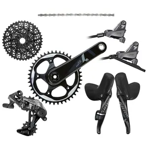 S R A M Force 1 Groupset 1x11 Compact-GXP-con frenos de disco hidráulicos, montaje plano