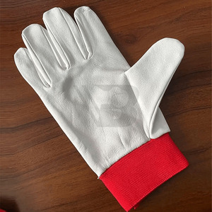 Made In Pakistan Safety Work Wear <b>Gloves</b> Direct Factory Made Best Price High Quality Cow Split Leather Working Safety <b>Gloves</b> - Product Image 2