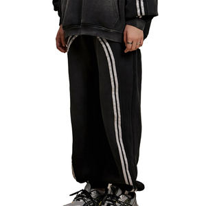 Pantalones Deportivos de Color Sólido con Cordón para Hombre, Pantalones Casuales de Algodón para Deportes, Jogging, Universidad y Hermandades - Product Image 4