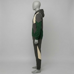 Meyba Sports Men's Color Blocking Hooded <b>Tracksuit</b> Full Sleeve Casual Autumn Polyester Cotton Breathable Regular Fit - Product Image 3