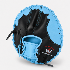 Gant de receveur de baseball synthétique haut de gamme pour droitiers et gauchers, avec sangle réglable, motif en H, durable, pour l'entraînement sportif, pour adultes et jeunes - Product Image 5