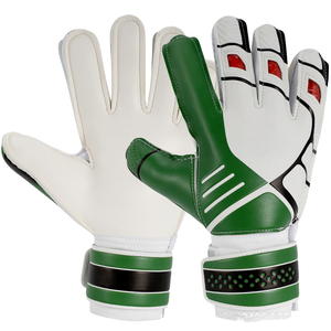 Football Goalkeeper Gloves Full <b>Finger</b> PU Leather Non Slip Breathable Adjustable Wrist <b>Strap</b> Hook Loop Closure Unisex Silicone - Product Image 4