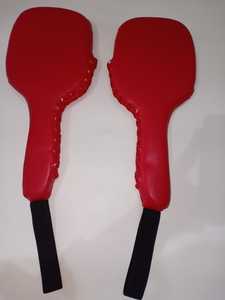 Cible de frappe et de coup de pied professionnelle en cuir PU doré durable pour entraînement de boxe, karaté, taekwondo, personnalisable - Product Image 3