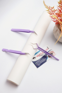 Professional Stainless Steel Eyelash Extension Tweezer Set Precision <b>Lash</b> Applicator Tool for <b>Individual</b> <b>Lashes</b> - Product Image 2