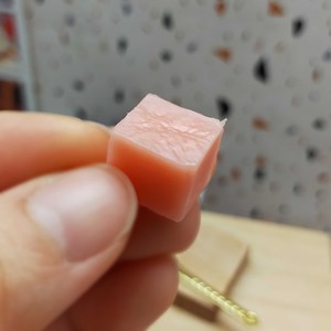 สเกล 1:12 พลาสติกแฮมอาหารจิ๋วโมเดลตกแต่งบ้านตุ๊กตาชุดของเล่นของขวัญสำหรับอายุ 14 ปีขึ้นไป - Product Image 4