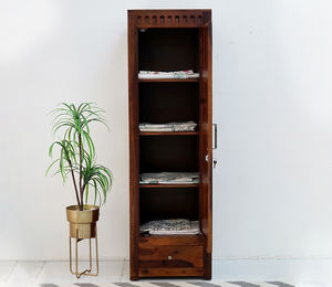 Armoire Moderne de Luxe en Bois Massif de Sheesham, Armoire en Bois Durable pour Salon, Armoire à 1 Porte en Bois Massif pour Chambre à Coucher - Product Image 3