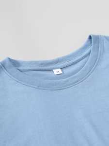 Camiseta de Hombre 2026 de Alta Calidad, 100% Algodón, Corte Ajustado, Manga Corta, Informal, con Letras, para Verano, Secado Rápido, Transpirable, Personalizable - Product Image 3