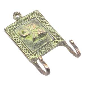 Handmade Wholesale Green Brass Elephant Wall Mounted Hangers Coat <b>Hooks</b> Hat Bags Clothes Heavy Duty Wall <b>Hooks</b> - Product Image 2
