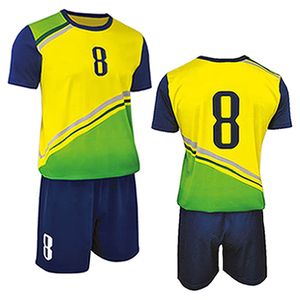 Highly Recommended Pakistan Made Men's Breathable Short Sleeve Summer <b>Volleyball</b> Uniform Custom Team Name 100% Polyester - Product Image 6