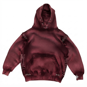 Sweat-shirts à capuche tendance pour hommes, style déchiré, vente en gros, en polyester, pour hommes et femmes - Product Image 1