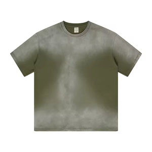 T-shirts surdimensionnés pour hommes en coton doux, légers, respirants, coupe décontractée, confortables, streetwear, vente en gros OEM - Product Image 6