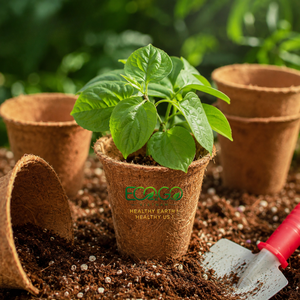 Pots de pépinière en fibre de coco, contenants pour plantes en fibre de coco pour le semis, le repiquage, le jardinage et l'horticulture Eco2go Vietnam - Product Image 6