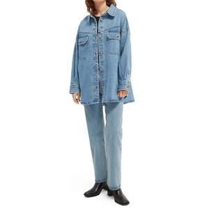 PIHA SPORTS Women's Motorcycle <b>Denim</b> <b>Jacket</b> Spandex/Polyester Eco-Friendly Button-Up Washed <b>Cropped</b> - Product Image 4