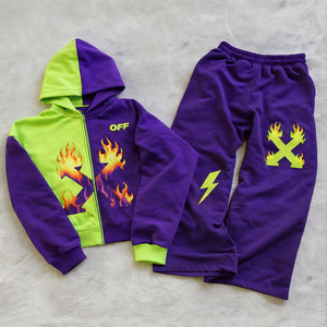 Conjunto Deportivo de Felpa de Algodón para Hombre, Ropa Deportiva Profesional, Nuevo Diseño, Sudadera con Capucha, Talla Personalizada, Logotipo Personalizado - Product Image 1