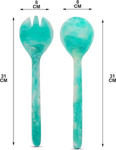 Handmade <b>White</b> Resin Salad Bowl Servers Disposable Eco-Friendly Lightweight Modern Style High Quality Tableware Customized Food - Product Image 4