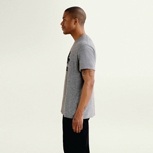 Camiseta Casual para Hombre, Corte Ajustado, Transpirable, Manga Corta, Algodón de Alta Calidad, Fibra de Bambú, Camisetas al por Mayor - Product Image 3