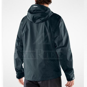 Waterproof <b>Packable</b> Unisex Rain <b>Jacket</b> Stand Collar Front Lightweight Construction Adjustable Fit Outdoor Adventure Daily Wear - Product Image 3
