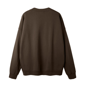 Sweat-shirt unisexe délavé à l'acide, coupe oversize, col rond, style streetwear vintage, fournisseur de logos personnalisés OEM - Product Image 2