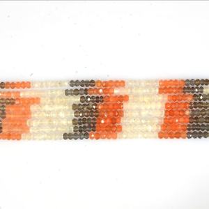 Venta al por mayor Natural Multi Moonstone Faceted Rondelle Beads Multi Moonstone Beads para la fabricación de joyas - Product Image 4