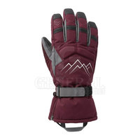 Gants de ski personnalisés pour hommes, pour snowboard, chauds, pour sports d'hiver, durables, imperméables, avec paume texturée pour une meilleure adhérence, poignet réglable et sécurisé