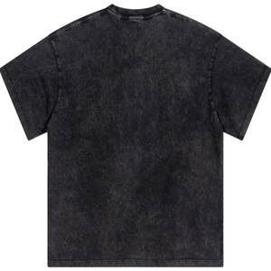 Fabricant de T-shirts en gros de qualité supérieure, T-shirts pour hommes personnalisés, surdimensionnés, 100% coton, blancs, effet délavé à l'acide - Product Image 1