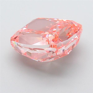 Pierre précieuse synthétique Jaune Canari 5,74 carats, taille Radiant, Diamant de laboratoire certifié IGI, clarté VS2, excellente qualité de polissage, pierre brute - Product Image 4