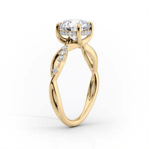 Anillo de Plata S925 con Diamante Moissanite Marquise, Diseño Trenzado de Doble Capa, Regalo Especial de San Valentín para Mujer - Product Image 6