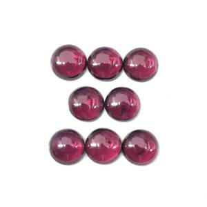 Garnet Rhodolite Naturel Rond Cabochon Lisse, Pierre Précieuse en Vrac, Offre en Gros pour Grossistes à Prix d'Usine - Product Image 2