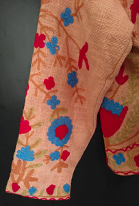 Chaqueta Acolchada Reversible con Bordado Suzani Hecha a Mano, Venta Caliente 2026, Chaqueta Boho para Mujer de Algodón Transpirable y Ecológico - Product Image 3