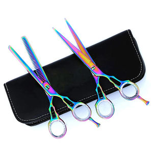 Ciseaux professionnels MAHFOOZ INSTRUMENTS pour salon de coiffure, à dents plates, en acier inoxydable, pour la coupe et l'effilage des cheveux, outil de beauté, ciseaux tranchants - Product Image 5