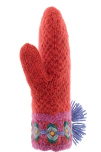 Custom Logo Nepal Premium Handmade Full Finger Merino Wool <b>Gloves</b> Fleece Lined Winter <b>Warm</b> Touchscreen Himalayan <b>Gloves</b> Export - Product Image 2