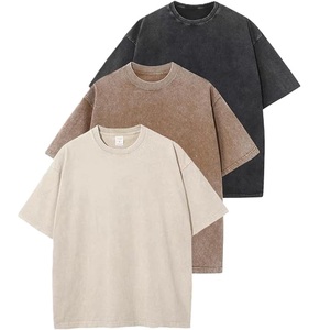 Camiseta 100% algodón personalizada con cuello redondo, camiseta de color sólido con cuello redondo, camiseta para hombre, camiseta de cuello redondo para hombre - Product Image 2