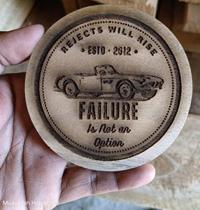 Posavasos de madera de mango de alta calidad, posavasos de nogal, posavasos de mesa de madera de mango, fiestas de boda y decoración de mesa y accesorios - Product Image 1