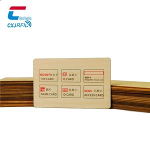 Factory Price Customized Wood RFID NFC <b>Card</b> Gift <b>Access</b> <b>Control</b> wooden NFC <b>Card</b> - Product Image 3