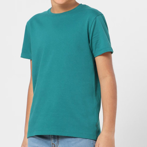 Camiseta de Hombre de Alta Calidad, Color Sólido, Manga Corta, Cuello Redondo, 100% Algodón, Corte Regular, Estilo Casual, Tejido Jersey, Tinte Liso, Diseño OEM - Product Image 4