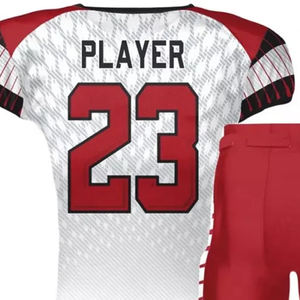 Ensemble complet d'uniformes de football américain Gridiron, anti-décoloration, séchage rapide, imprimé, manches courtes, équipement d'entraînement personnalisé pour équipe adulte - Product Image 6