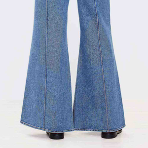 New Elastic Waist Stretch Denim Solid Plus Size Breathable Quick-Dry Summer Eco-Friendly High Quality Vintage Washed <b>Cargo</b> <b>Pants</b> - Product Image 6