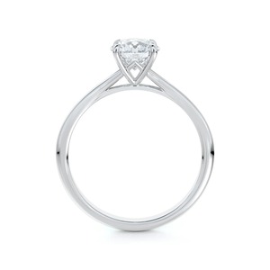 Anillo Solitario de Diamante Cultivado en Laboratorio, Corte Redondo, Oro Blanco de 18K, Certificado IGI, Engaste de 4 Puntas, Anillo de Compromiso y Boda, Venta al Por Mayor - Product Image 1
