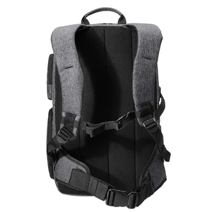 Unisex Gray Polyester Backpack With Adjustable Strap Zipper Closure 20-<b>30L</b> Capacity Casual Daily Use Durable Design - Product Image 2