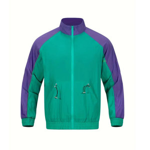 <b>Top</b> Selling Unique Design Men's Windbreaker Jacket High <b>Top</b> Custom Canvas Breathable Long Sleeved Stand Zipper Design Wholesale - Product Image 3