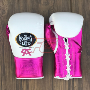 ปรับแต่งได้ตามต้องการ ถุงมือชกมวย No Boxing No Life สำหรับฝึกซ้อมและแข่งขัน แบบติดตีนตุ๊กแก หนังวัวแท้ ระบายความชื้นได้ดี คุณภาพสูง 4 ชั้น - Product Image 2